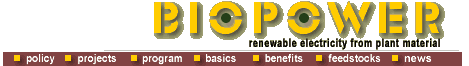 Biopower Topic Menu